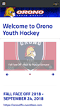 Mobile Screenshot of oronohockey.org